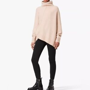 All Saints Cozy Sz M Poncho Like Top
